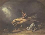 William Holbrook Beard The Fox Hunter's Dream oil painting